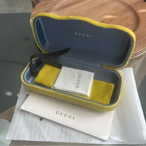 Gucci Fashion Sunglasses in Havana Brown, NWT, Full Inclusion - Picture 9 of 15